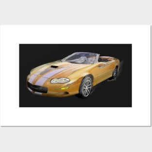 2002 4th Generation Camaro Convertible Posters and Art